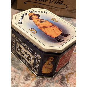 Vintage Nabisco Uneeda Biscuit Tin Replica Design 1923 by Bristol Ware C1