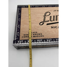 Load image into Gallery viewer, JFR Lunatic Nicaragua, Lunatic Maduro El Loquito Cigar Box Wood. D-1